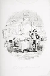 Der freundliche Kellner und ich, Illustration aus 